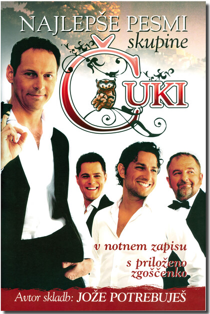 NAJLEPŠE PESMI SKUPINE ČUKI V NOTNEM ZAPISU + CD