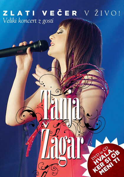 TANJA ŽAGAR / ZLATI VEČER V ŽIVO - CD & DVD